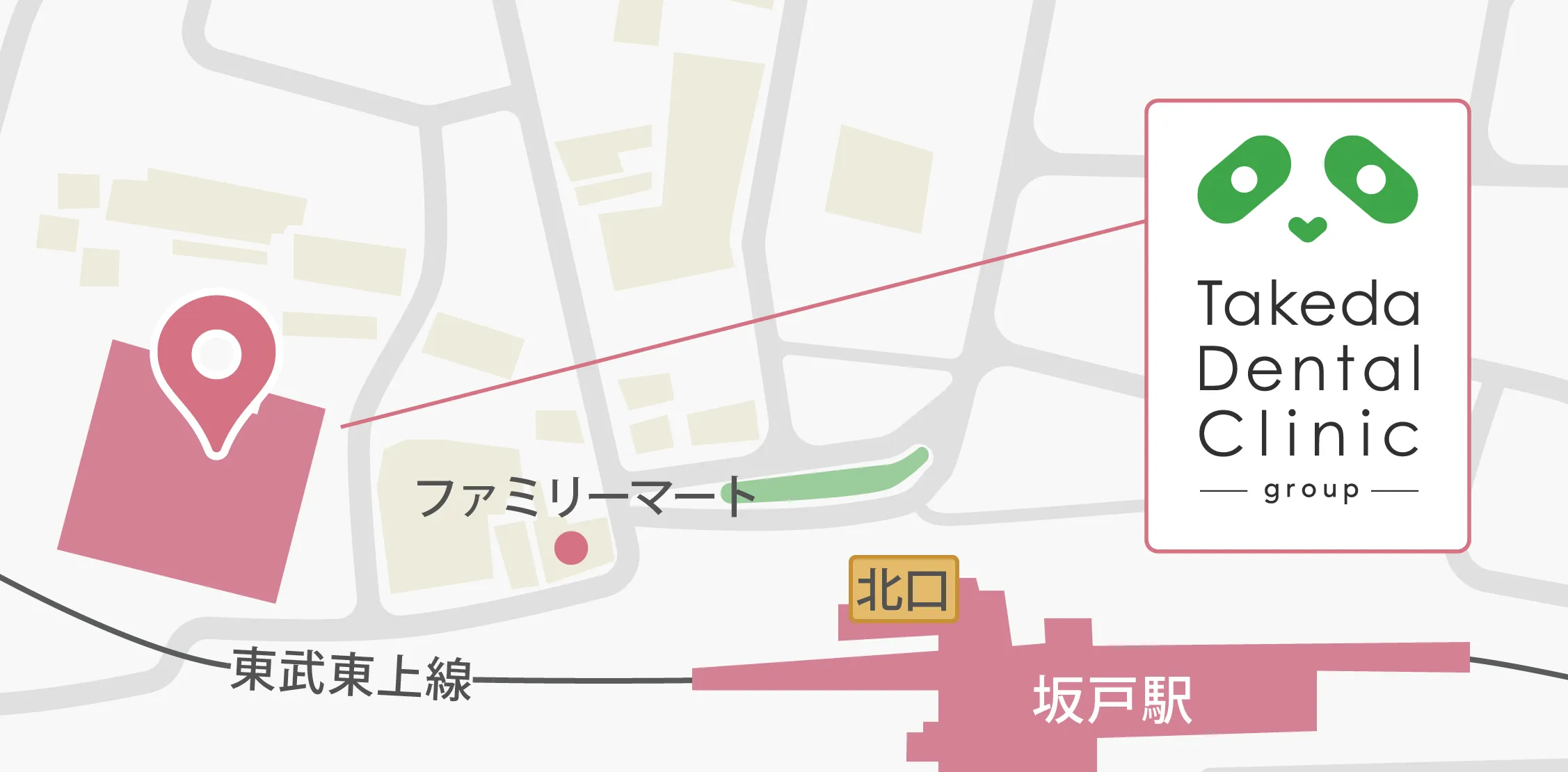 歯科タケダクリニック東武練馬診療室の地図